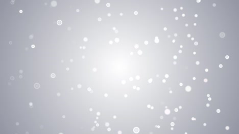 4k 3d clean white abstract particle dust loop background.