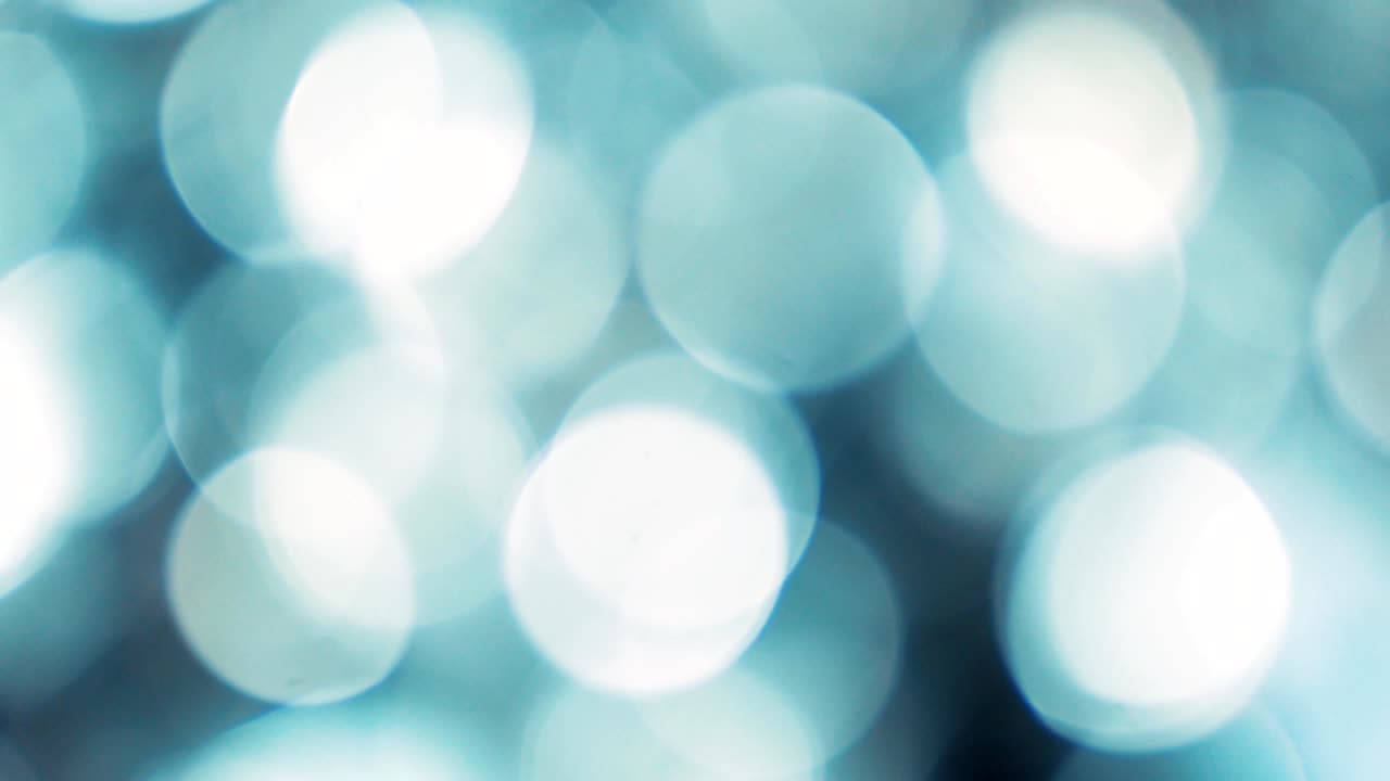 el bokeh azul abstracto, la luz festiva