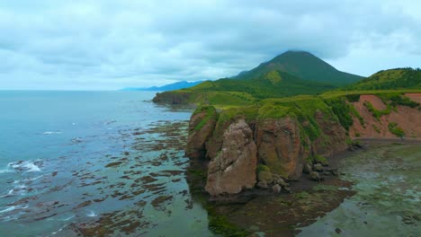 coastal rocky cliffs and lush landscapes