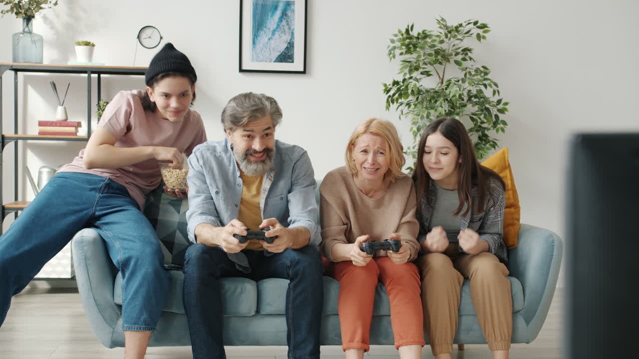 Family Gaming Session