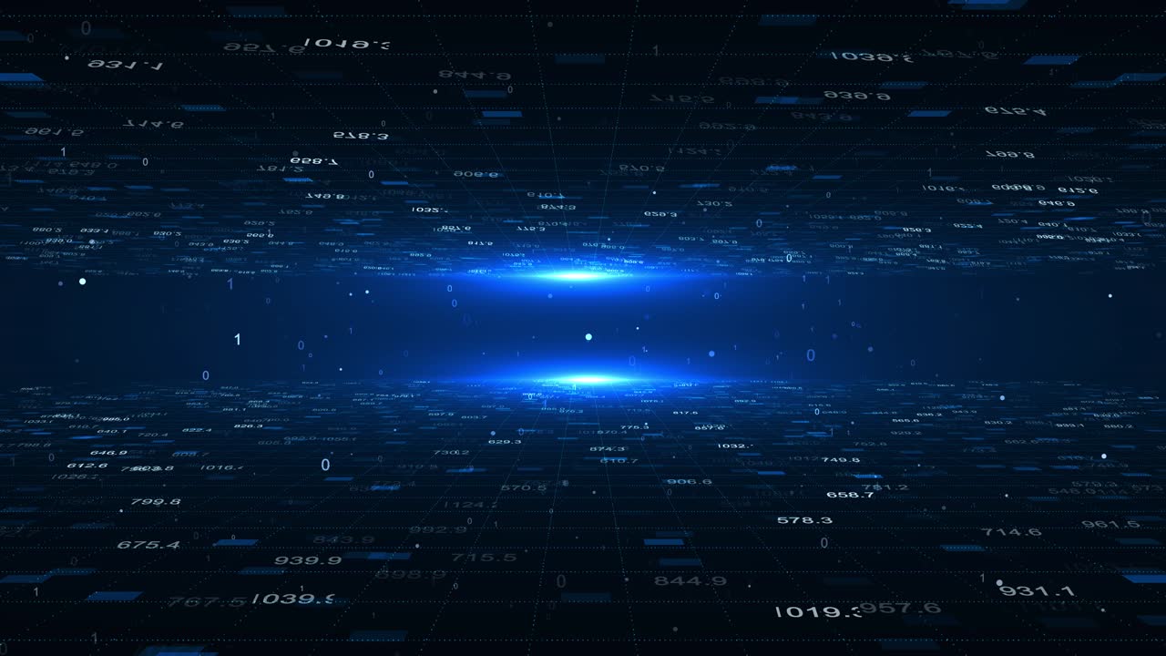 Dynamic digital landscape particles futuristic technology innovation data virtual reality sci fi