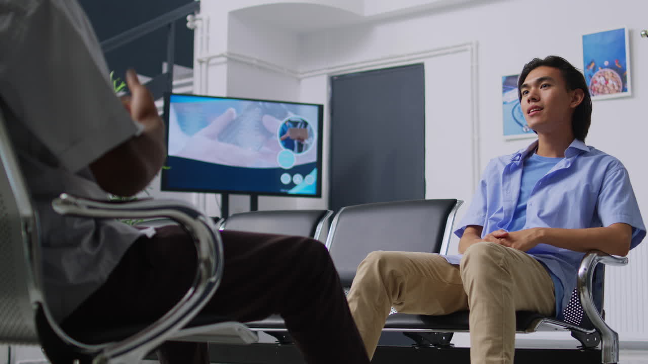 People in a waiting room