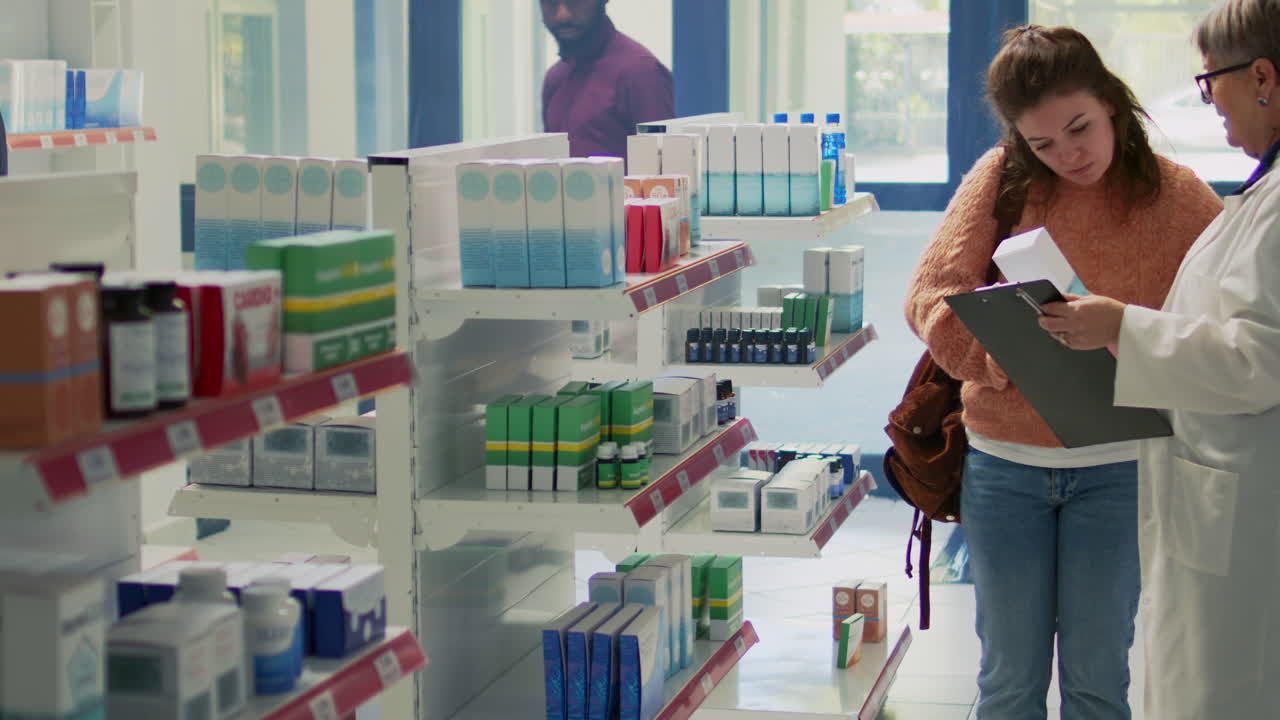 Customer Consultation at Pharmacy