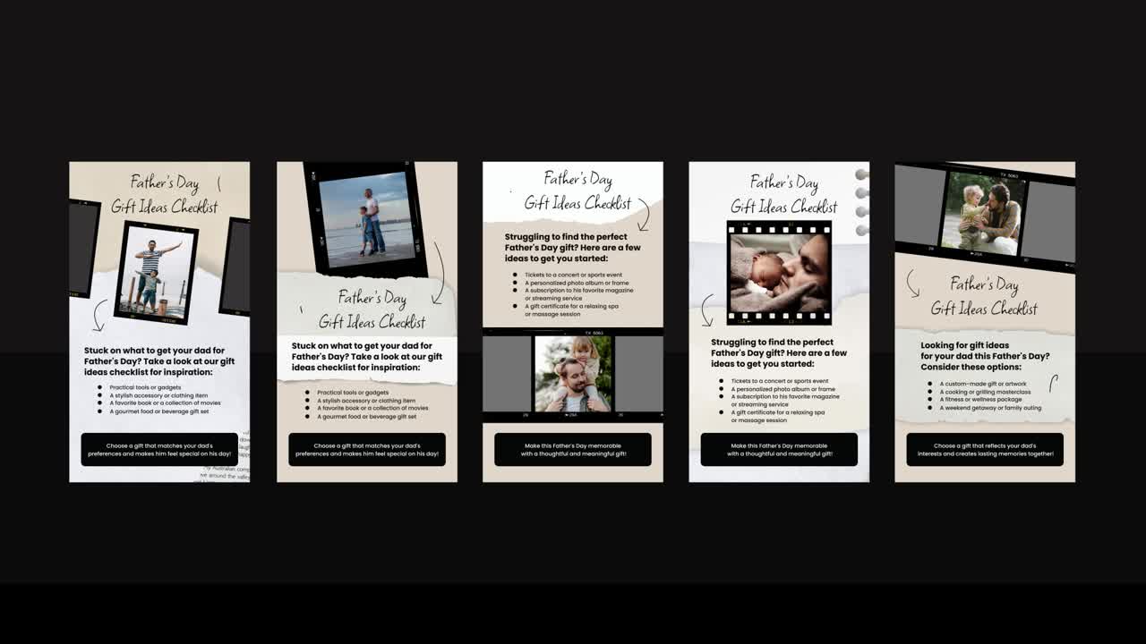 Father's Day Gift Ideas Checklist