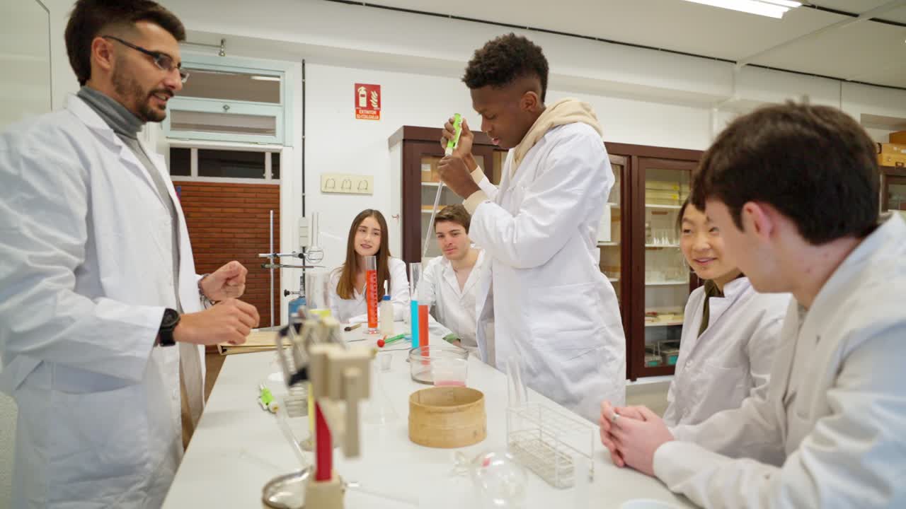 Science Class Experiment