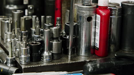 assortment of mechanic tools