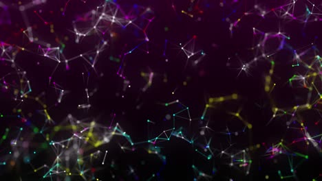 animation of detailed plexus structure 4k