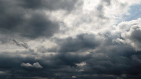 beautiful dark dramatic sky with stormy clouds time lapse before the rain