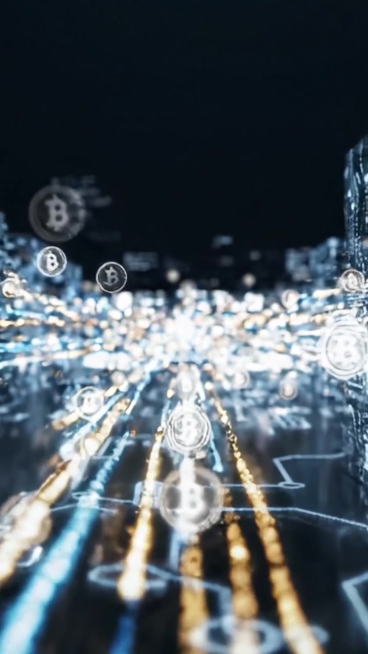 Esplorazione del Mondo Digitale: Un Viaggio Tra Circuiti Futuristi e Flussi di Dati, Simbolo di Tecnologia Avanzata e Connettività