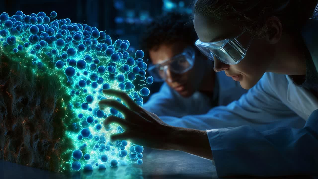 Scientists Investigating Luminescent Biomolecular Structure with Advanced Techniques, Observing Interactions between Molecules and the Unique Fluorescent Properties Revealed in Cutting-Edge Research