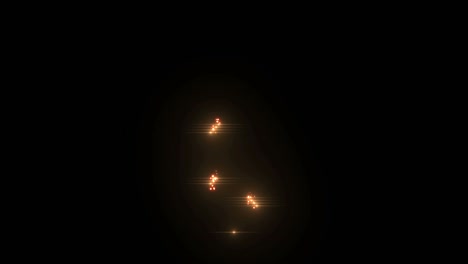 símbolo de bitcoin animado en el efecto de chispas de soldadura por láser