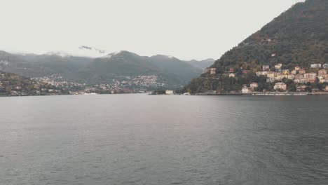 picturesque lake como with upscale resort towns, lombardy
