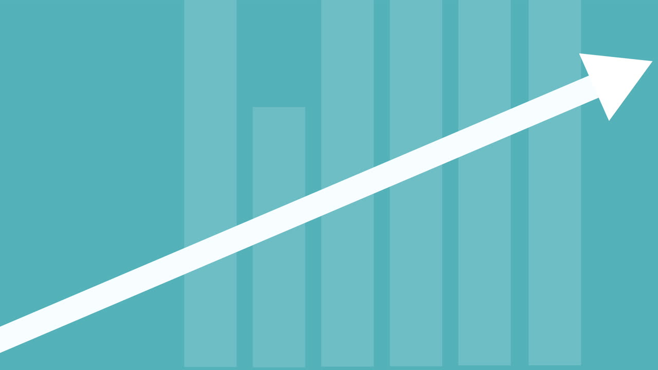 Growth Chart with Arrow