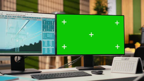isolated screen computer used for smart electric grid development