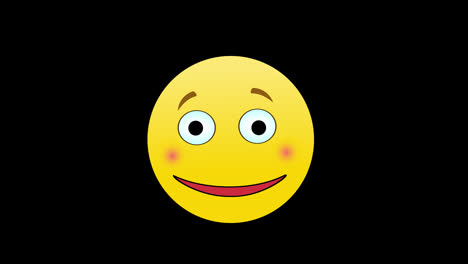 Happy-Emoticon-Emoji-Icon-Loop-Motion-Graphics-Video-Transparenter-Hintergrund-Mit-Alphakanal