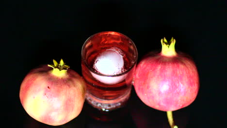 pomegranate fruit picked from the trees