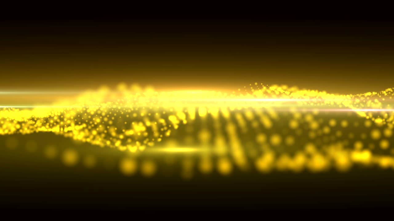 황금 입자 반이는 배경, 원활한 루프