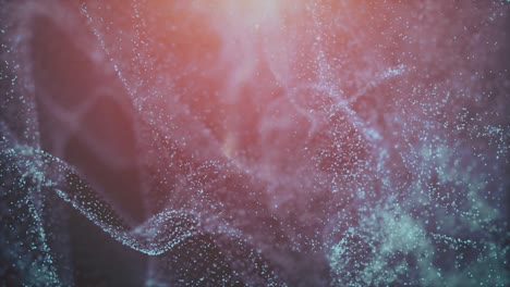 abstract background 3d render. chaotic particles with random size