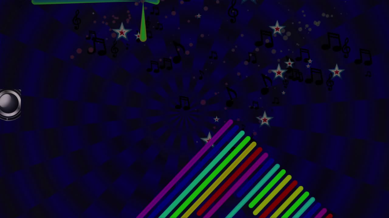 음악 스트럼 빈티지 vj 루프