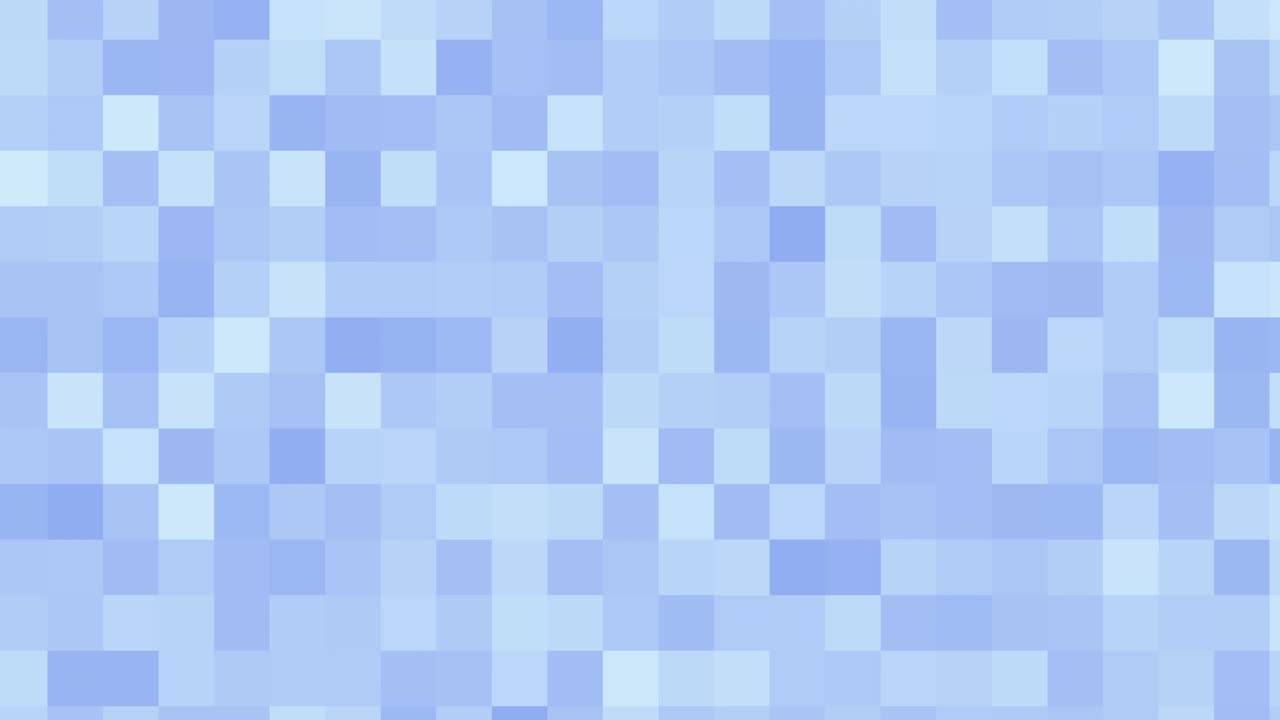 Pale blue color mosaic background animation (seamless loop)