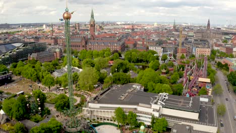 aerial copenhagen view