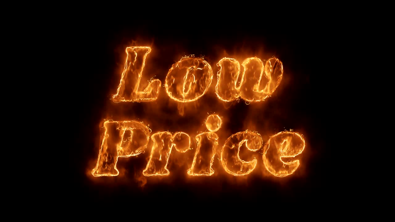 저렴한 가격 단어 뜨거운 애니메이션 불타는 현실적인 불 불꽃 루프