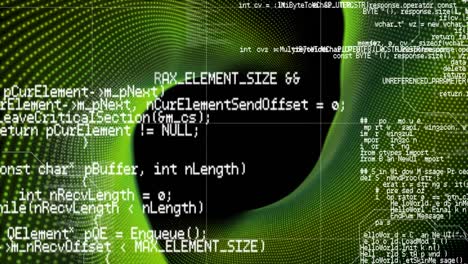 Animación-Del-Procesamiento-De-Datos-Sobre-Fondo-Negro