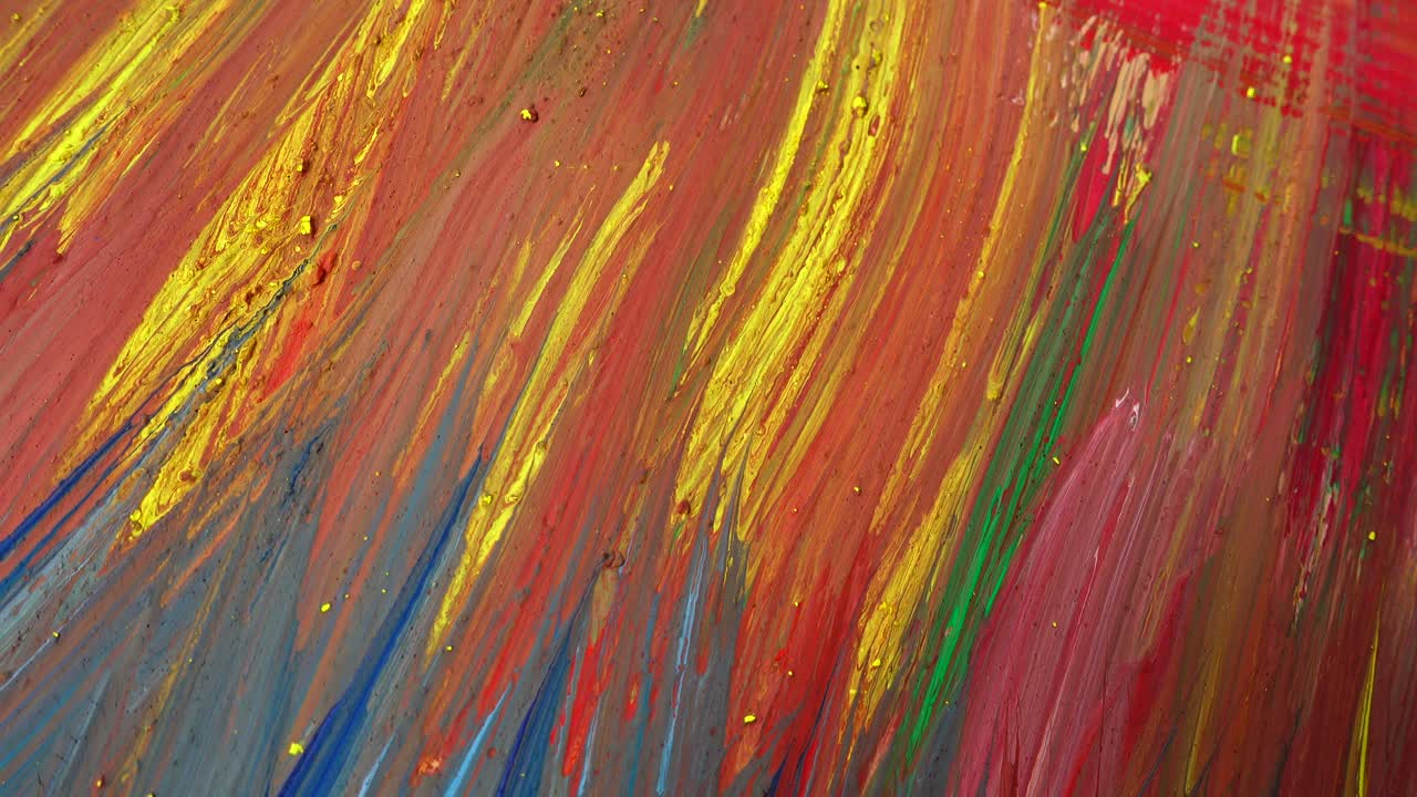 Disegno astratto dipinto a guazzo