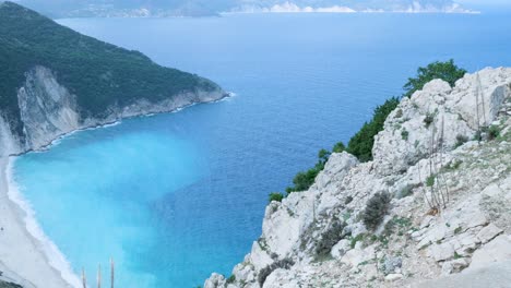 breathtaking turquoise bay view from cliffs