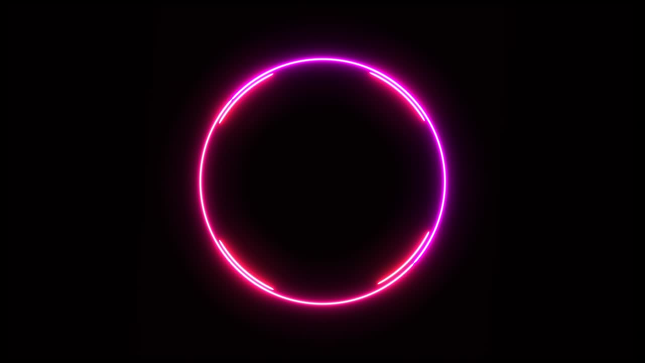 texto señal de neón brillo color movimiento fondo de arte sin costuras pantalla de movimiento abstracto