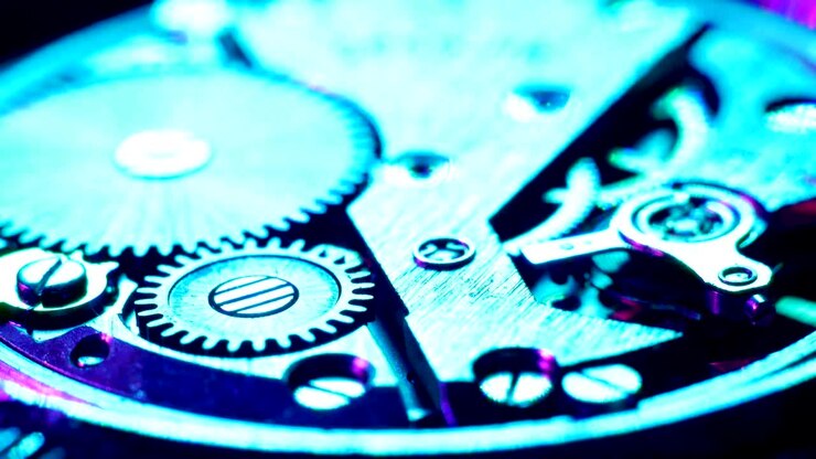 Watch Mechanism Close Up