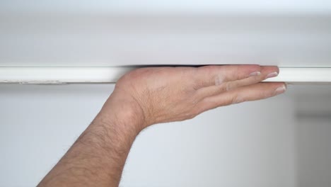 measuring and installing a cabinet shelf