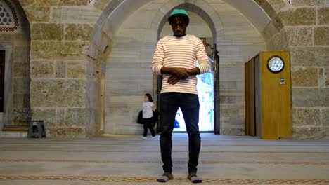 african prayer in mosque