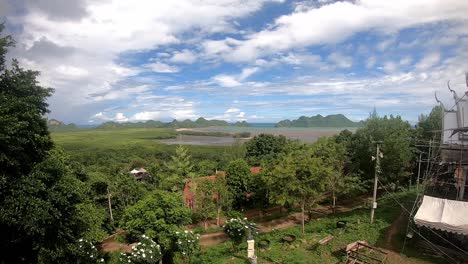 Lapso-De-Tiempo-De-La-Bahía-En-Tailandia