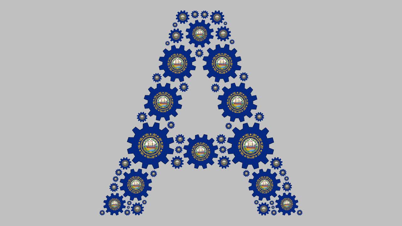 Granite stater letter A