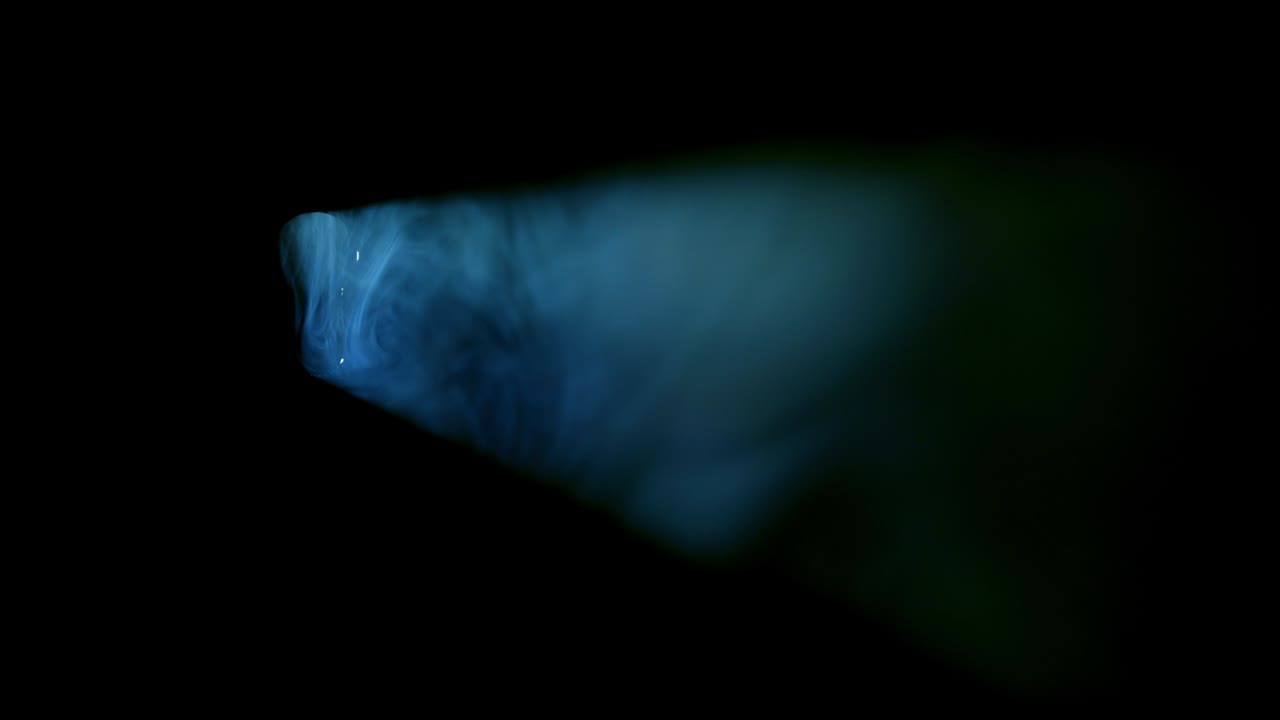 Mysterious light through keyhole.