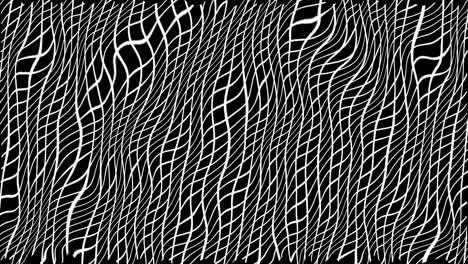 onda de partículas, movimiento de onda de línea de cuadrícula fondo animado abstracto onda de partículas digitales y luces fondo, fondo de partículas digitales cibernético o tecnológico, animación de bucle sin costuras