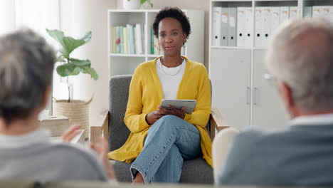 couple counseling session with therapist