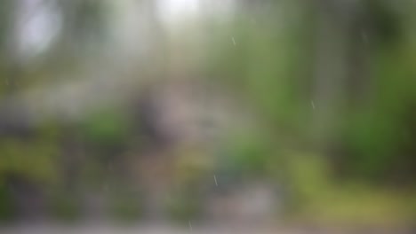 rain drops falling slow motion 4k