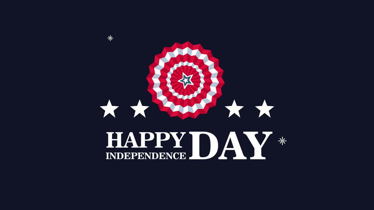 happy usa independence day lettering