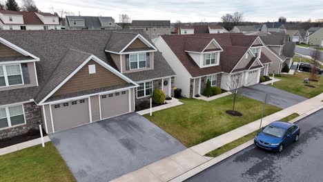 Truck-shot-of-homes-in-USA