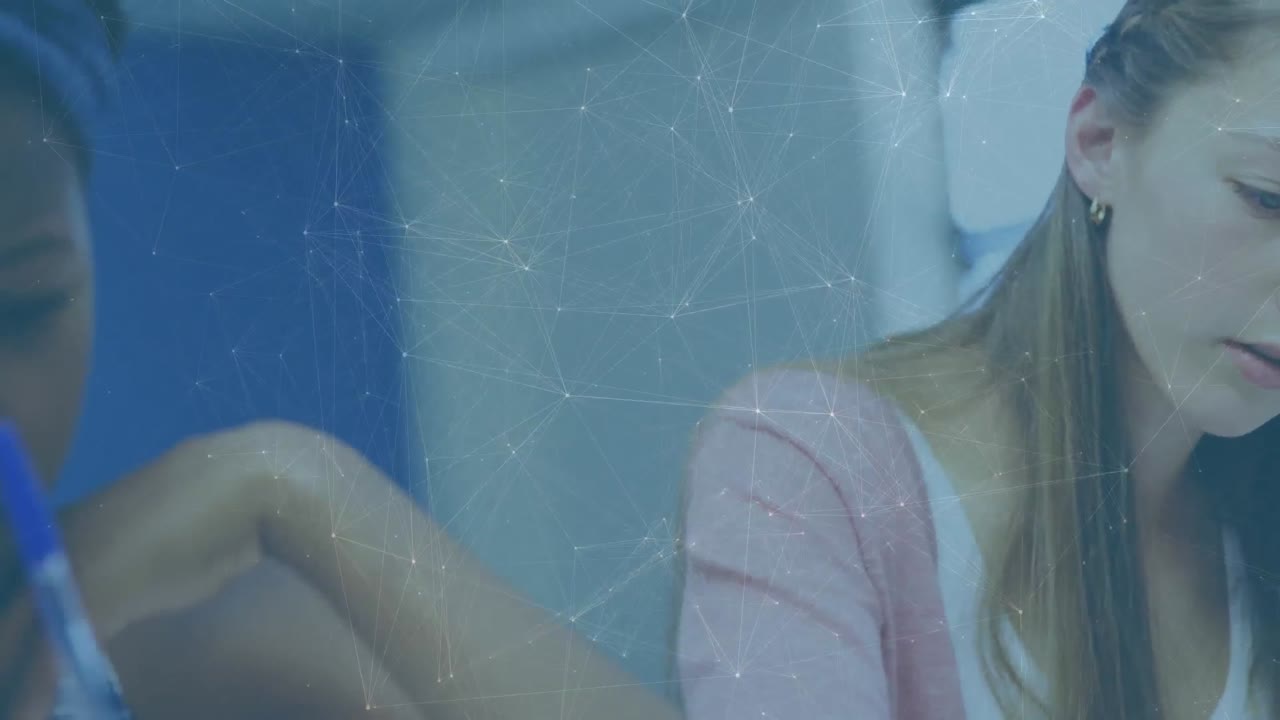 교실에서 학교 학생들에 대한 연결 네트워크의 활성화