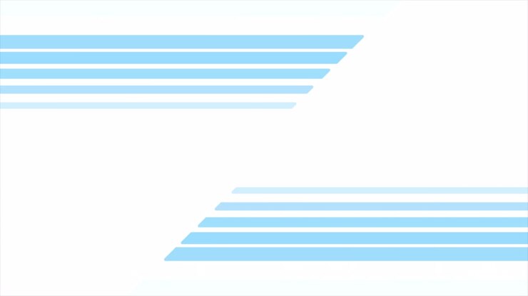 Blue stripes on white background abstract minimal motion design