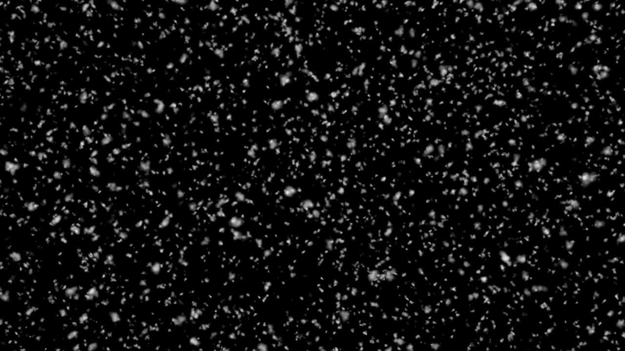 Faldende sne-overlay-loop