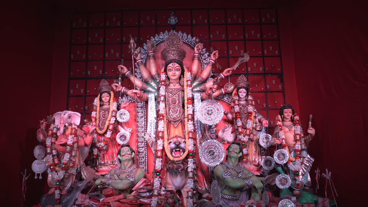 durga puja es el festival más grande de la india y bengala occidental