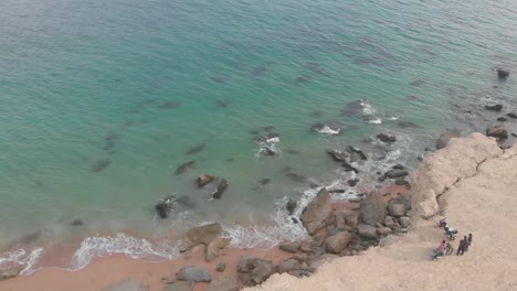 Aerial-shot-of-Jiwani-beach-of-Baluchistan