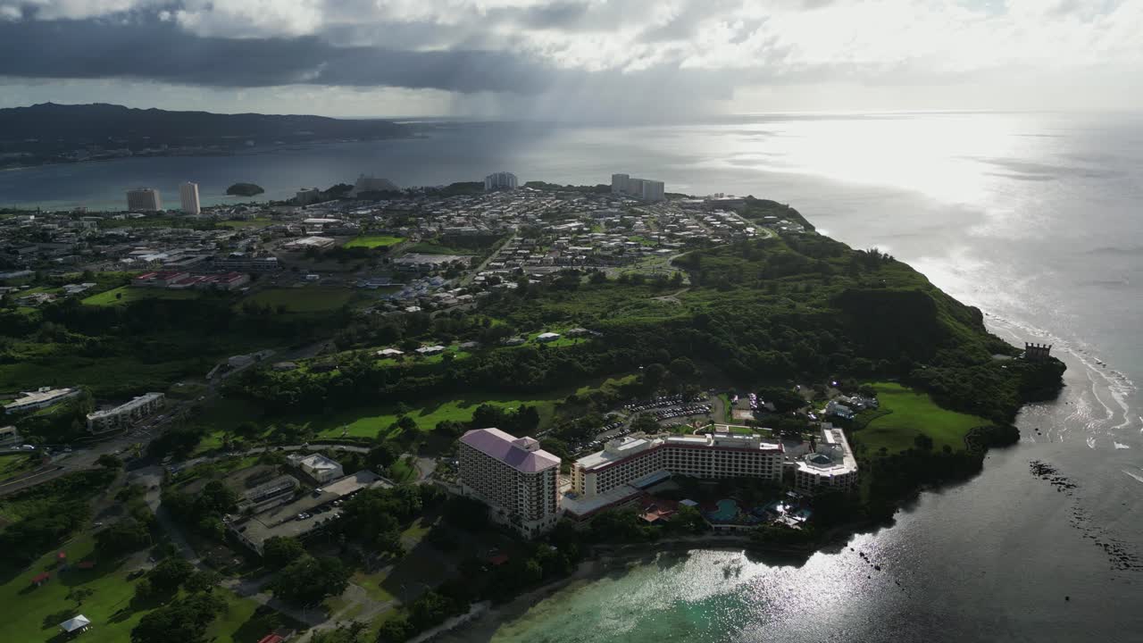 Aerial view of Tumon Bay, Guam