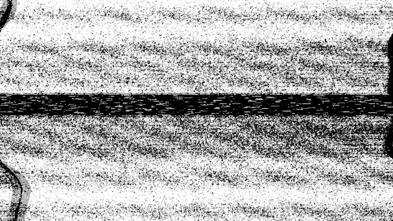 Retro TV Static and Signal Interference