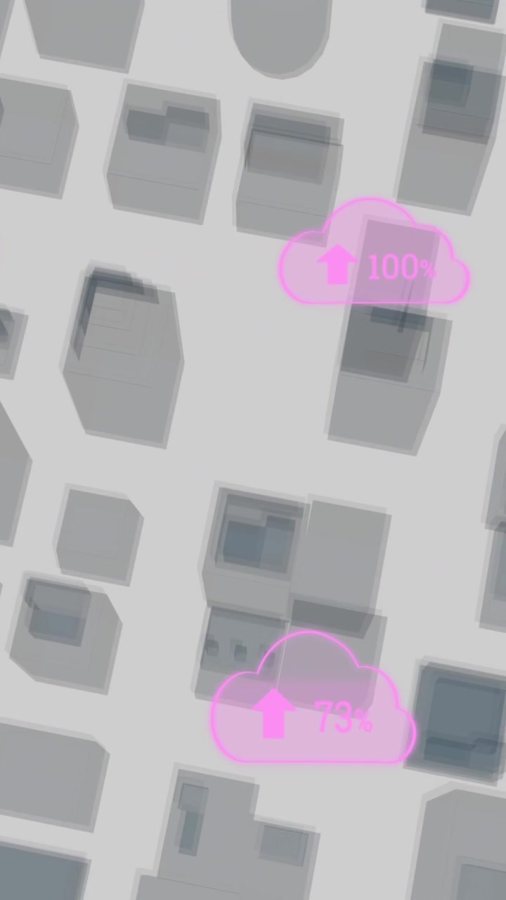 disegno architettonico 3d del paesaggio urbano 4k