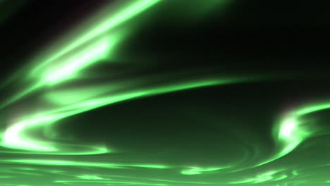 Grüne-Aurora-Borealis-Im-Sternenhimmel,-Nahtlose-Schleife